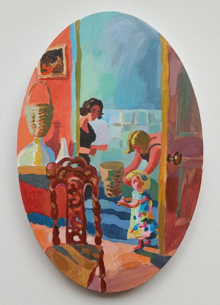 Original Contemporary Family Paintings by Marina Lukianova