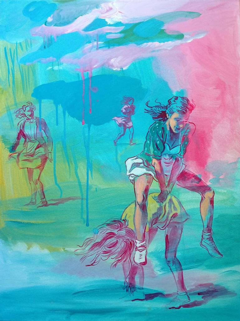 Original Contemporary Women Paintings by Marina Lukianova