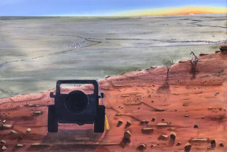 Original Conceptual Landscape Paintings by Paul Rees