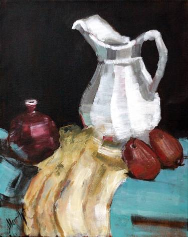 Original Still Life Drawings by Margosha Dan