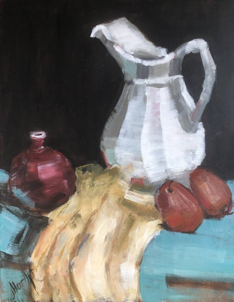 Original Still Life Drawing by Margosha Dan