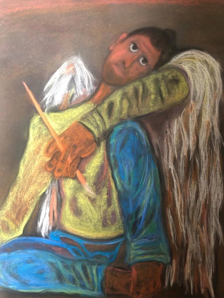 Original Modern Body Drawing by Margosha Dan