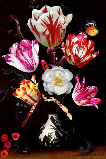 Original Realism Floral Digital by Gerry Chapleski