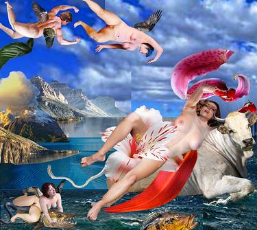 Original Figurative Classical mythology Digital by Gerry Chapleski