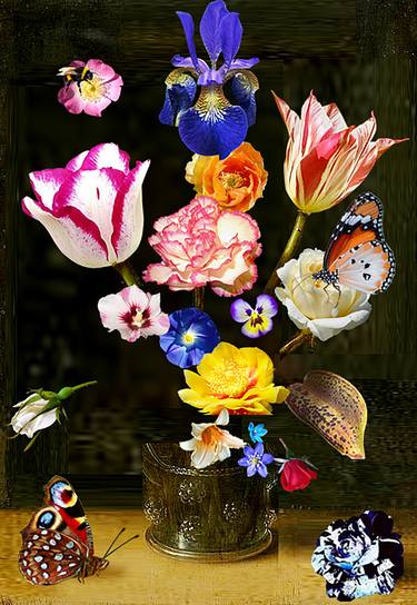 Original Realism Floral Digital by Gerry Chapleski