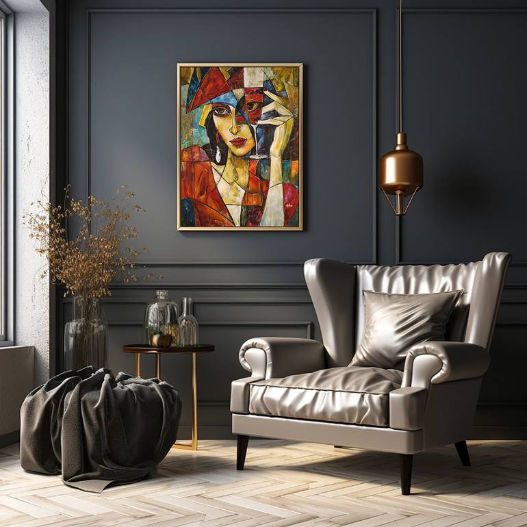 Original Abstract Painting by Alexander Aksyonov