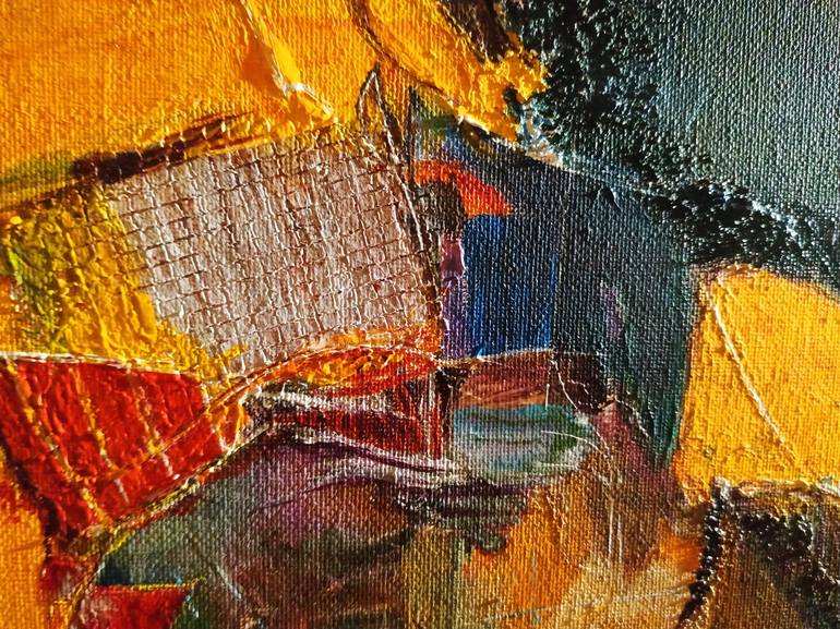 Original Impressionism Abstract Painting by Alexander Aksyonov