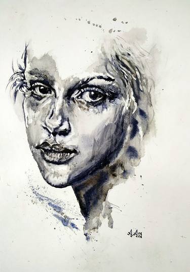 Original Women Painting by Alexander Aksyonov