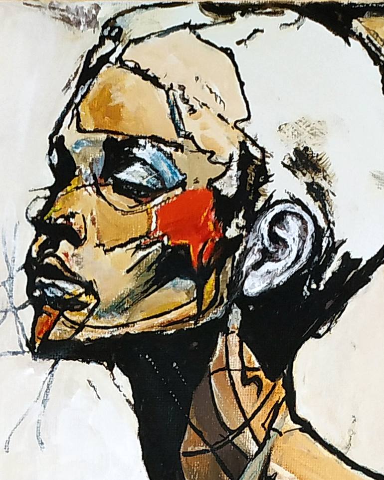 Original Expressionism Women Painting by Alexander Aksyonov