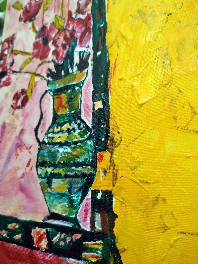 Original Abstract Women Painting by Alexander Aksyonov