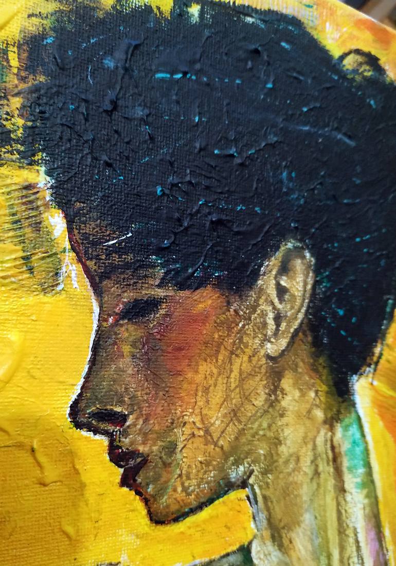 Original Abstract Women Painting by Alexander Aksyonov