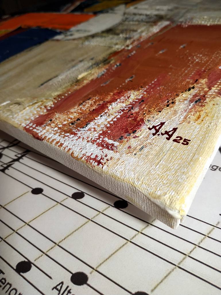 Original Abstract Expressionism Women Painting by Alexander Aksyonov