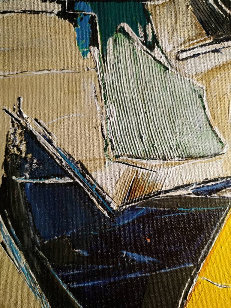 Original Abstract Expressionism Women Painting by Alexander Aksyonov