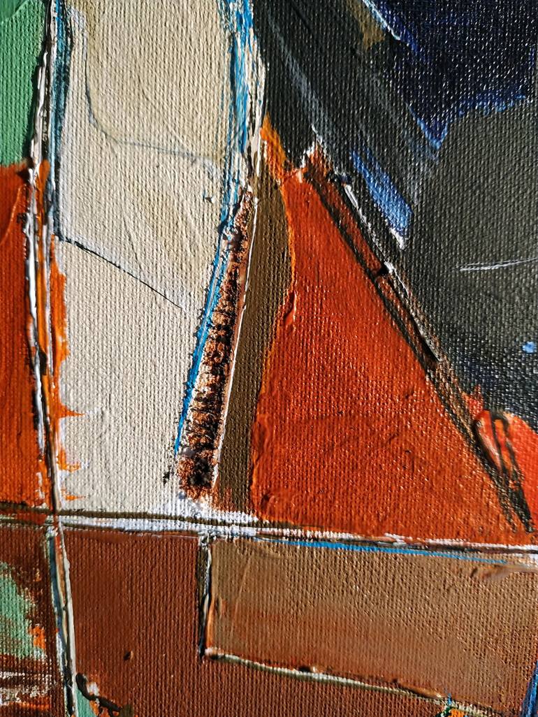 Original Abstract Expressionism Women Painting by Alexander Aksyonov