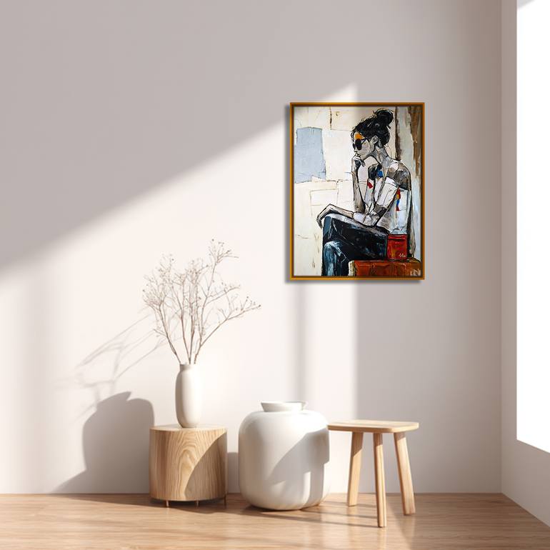 Original Contemporary Fashion Painting by Alexander Aksyonov