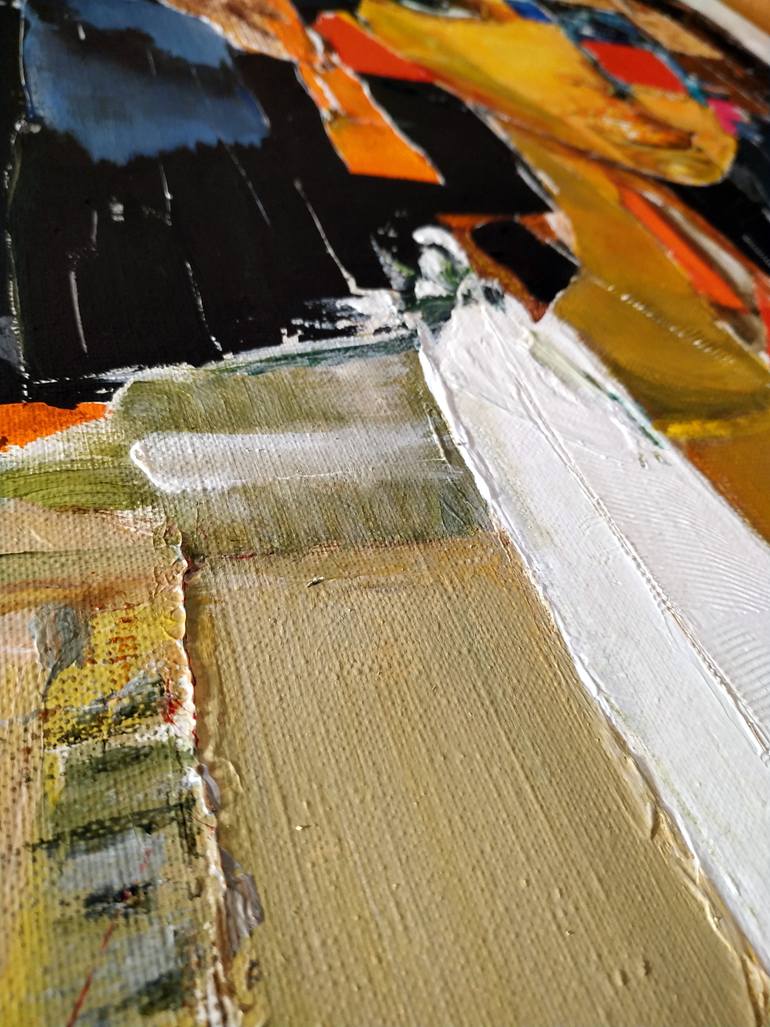 Original Portraiture Abstract Painting by Alexander Aksyonov