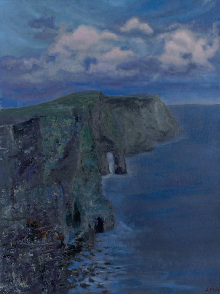 Cliffs of Moher. Painting by Lana Moz Art | Saatchi Art