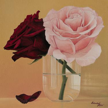 Original Floral Paintings by Zdenka Kiss