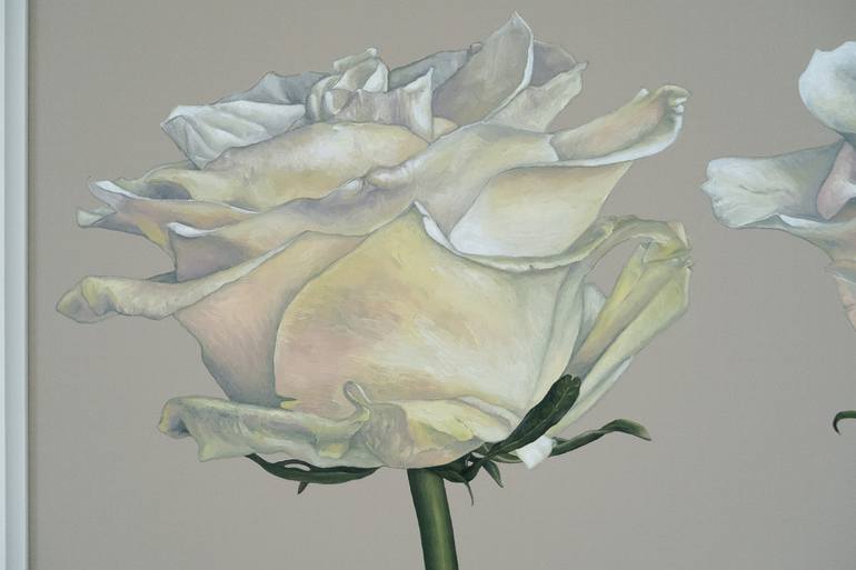 Original Realism Floral Painting by Zdenka Kiss