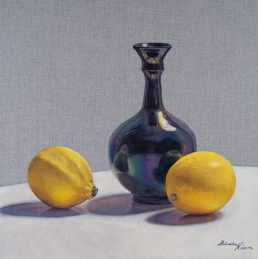 Original Realism Still Life Painting by Zdenka Kiss