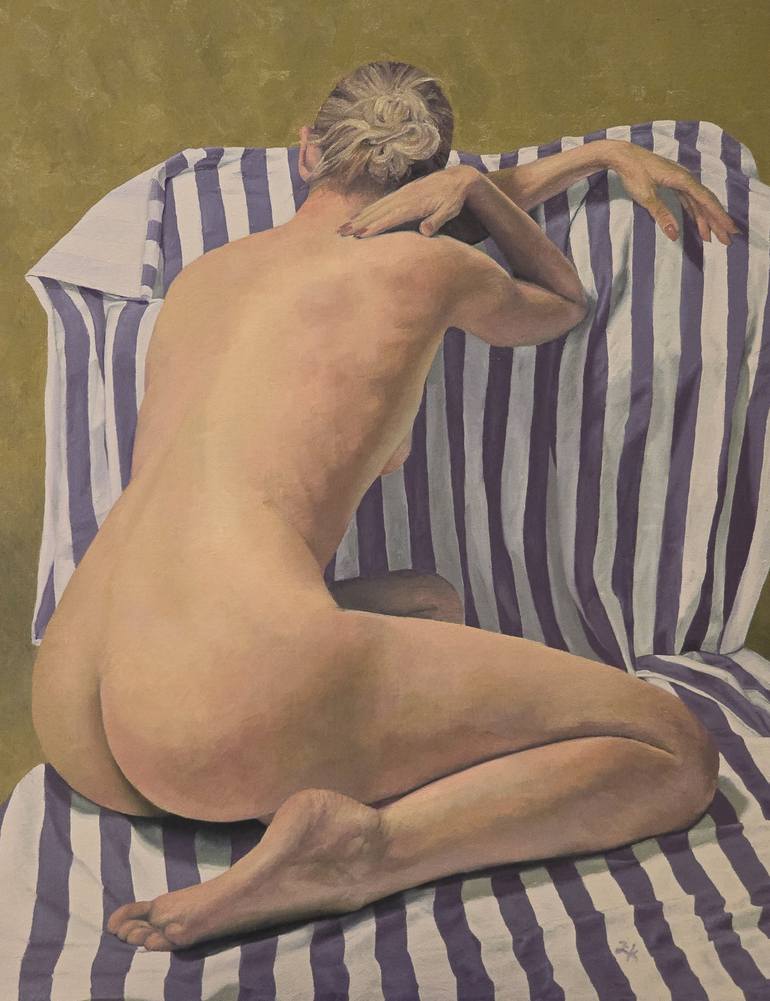 Print of Photorealism Nude Paintings by Zdenka Kiss
