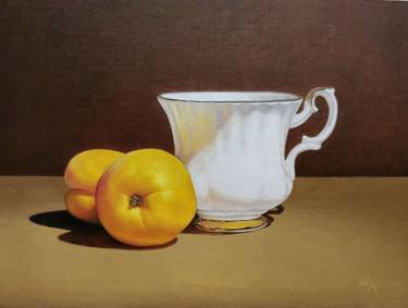 Original Realism Still Life Painting by Zdenka Kiss