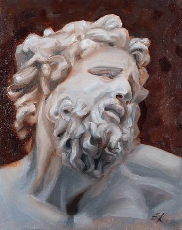 Original Realism Classical Mythology Painting by Zdenka Kiss