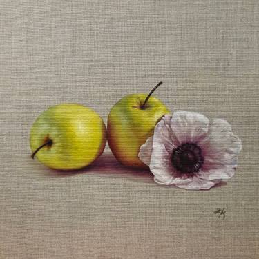 Original Photorealism Still Life Painting by Zdenka Kiss