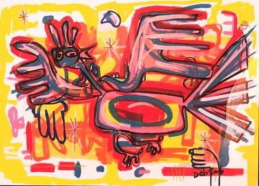 Original Pop Art Graffiti Drawings by Deb Zeb