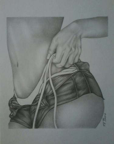 Original Figurative Body Drawing by SOPHIE DUMONT