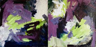 Original Abstract Expressionism Abstract Paintings by Adelle Patten