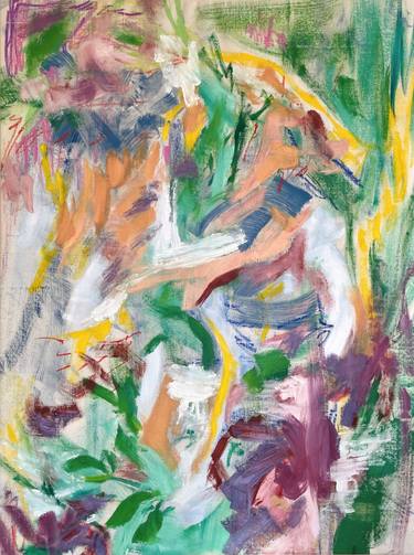Original Abstract Expressionism Abstract Painting by Adelle Patten