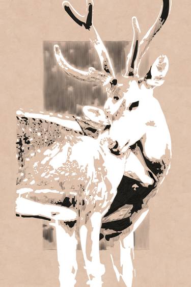 Original Black & White Animal Digital by Guillermo Freytes