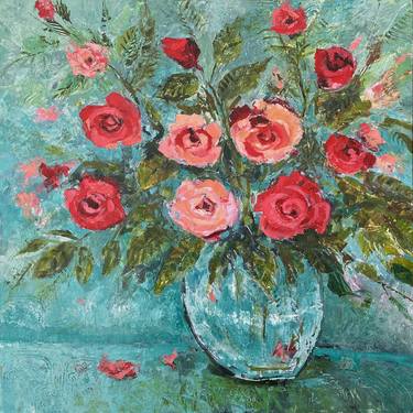 Original Floral Paintings by Filomena Booth