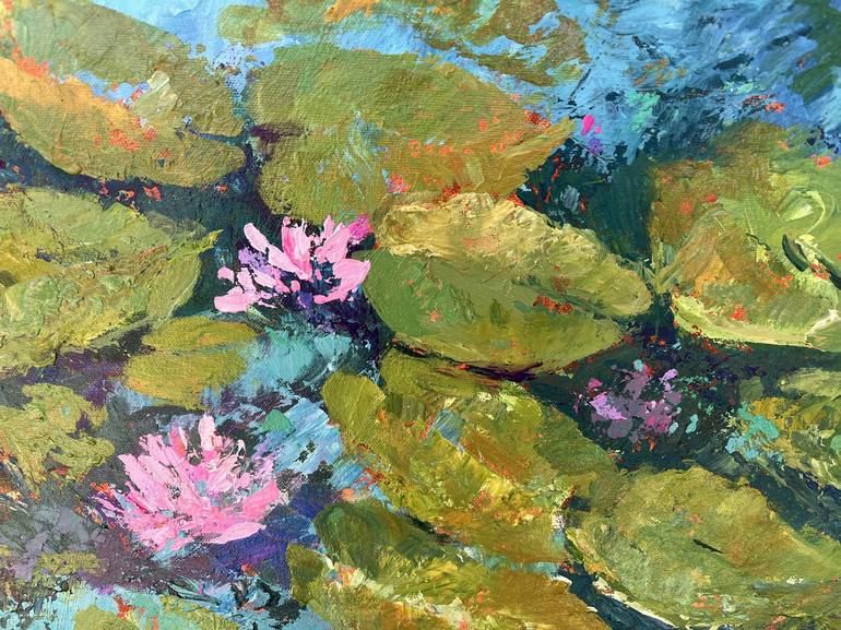 Original Impressionism Floral Painting by Filomena Booth