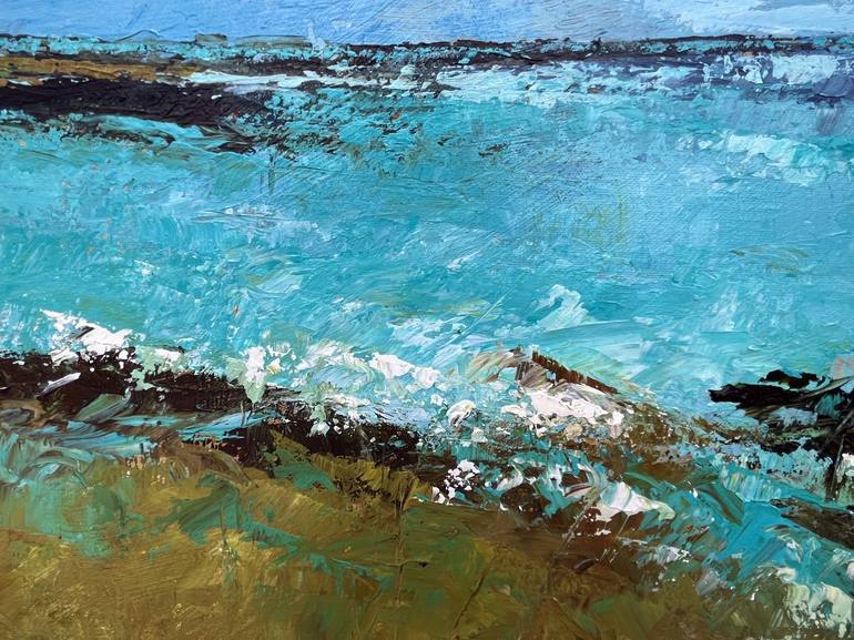Original Contemporary Seascape Painting by Filomena Booth