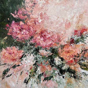 Original Abstract Floral Paintings by Filomena Booth