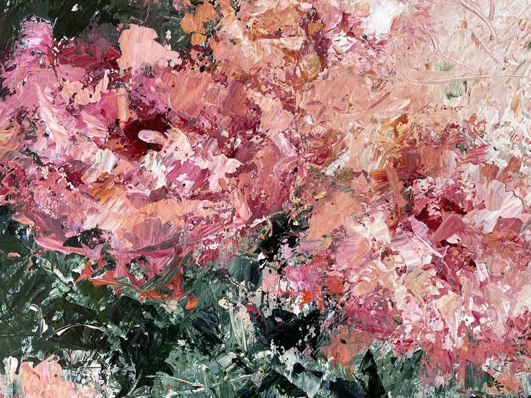 Original Abstract Floral Painting by Filomena Booth