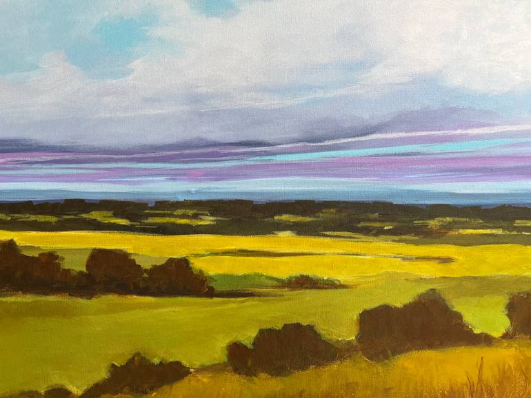 Original Abstract Landscape Painting by Filomena Booth