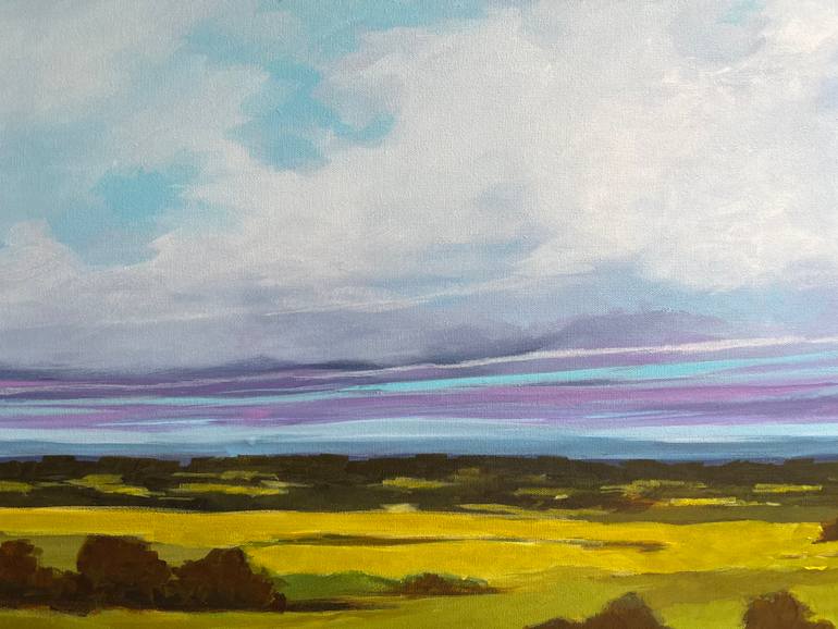 Original Abstract Landscape Painting by Filomena Booth