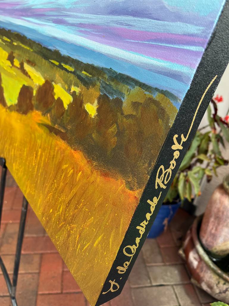 Original Abstract Landscape Painting by Filomena Booth