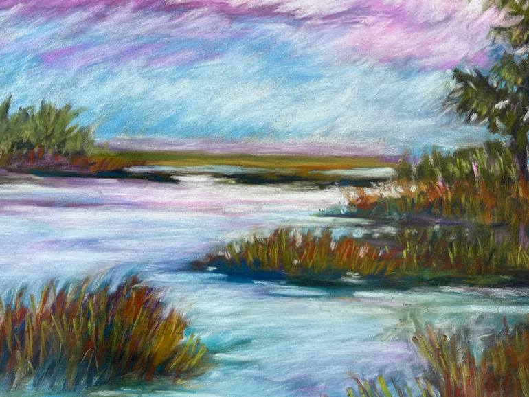 Original Impressionism Landscape Painting by Filomena Booth