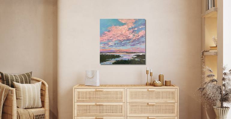 Original Abstract Landscape Painting by Filomena Booth