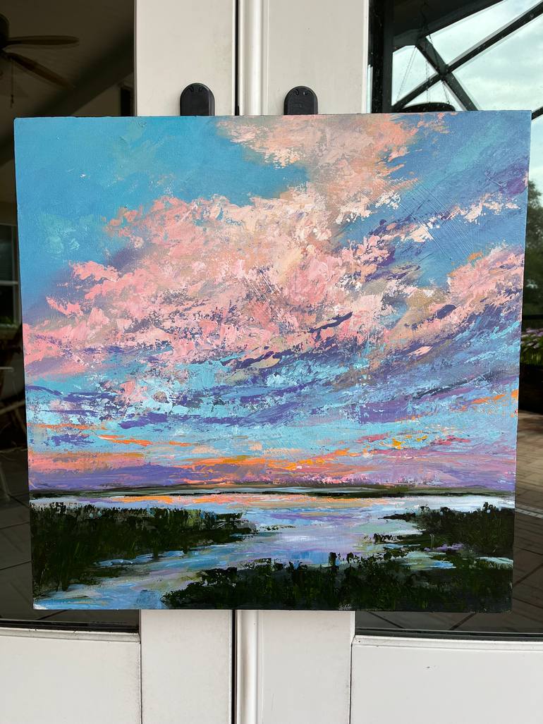 Original Abstract Landscape Painting by Filomena Booth