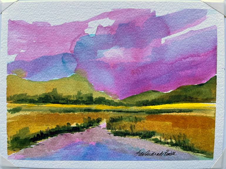 Original Abstract Landscape Painting by Filomena Booth