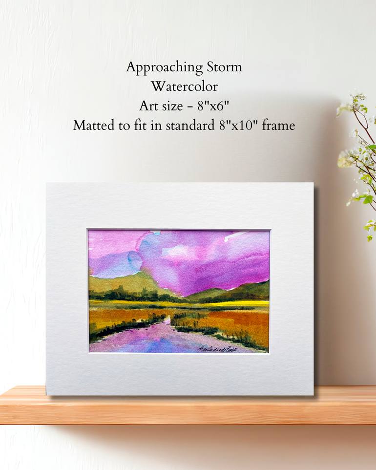 Original Abstract Landscape Painting by Filomena Booth