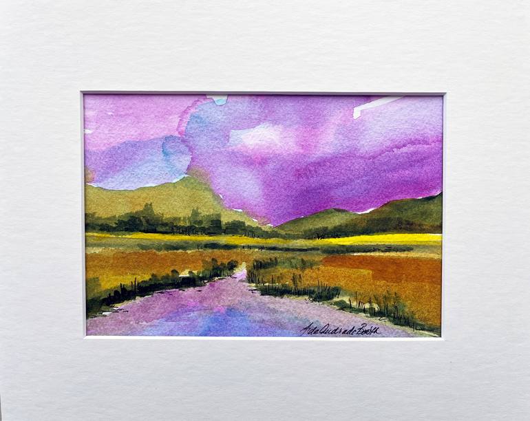 Original Abstract Landscape Painting by Filomena Booth