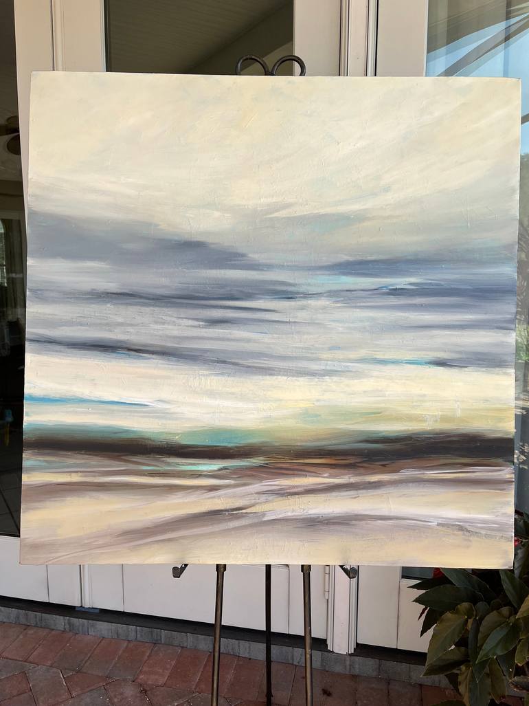 Original Abstract Seascape Painting by Filomena Booth