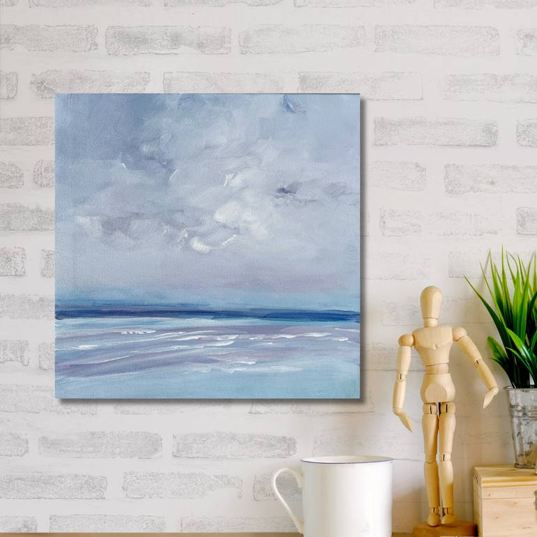 Original Abstract Seascape Painting by Filomena Booth