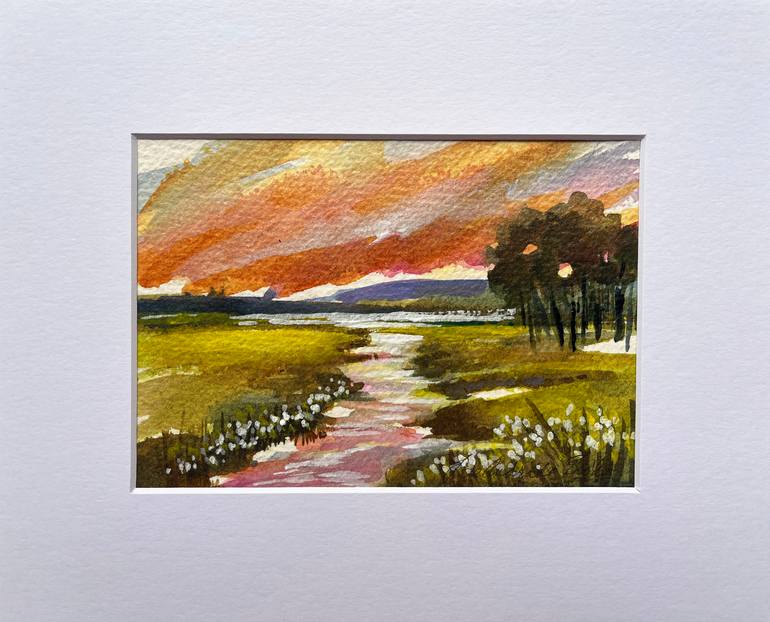 Original Abstract Landscape Painting by Filomena Booth